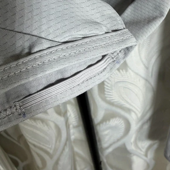 Women's Light Gray Full-Zip Hoodie - Picture 2 of 3